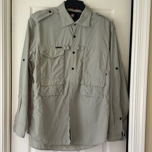 Victorinox Travel Shirt in tan size